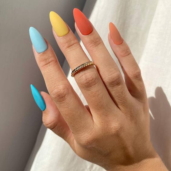 21 Bright Summer Nails 2024: Explore Vibrant Designs & Neon Trends