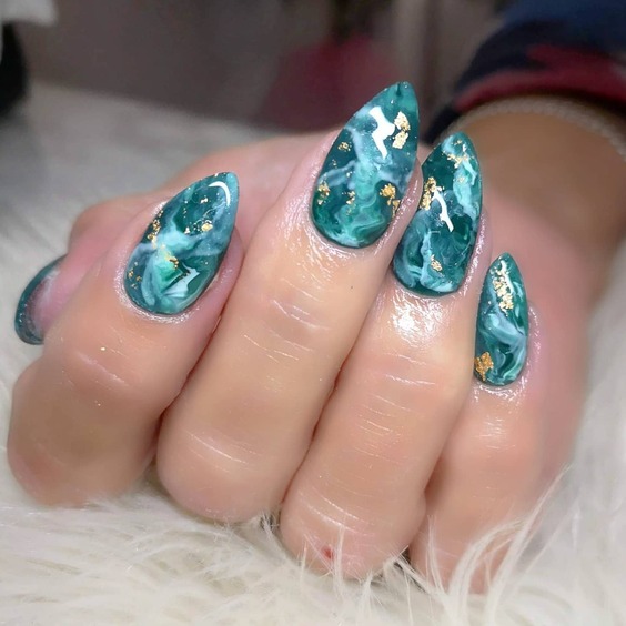 20 Summer Marble Nails: Trendy Designs for Vibrant & Elegant Manicures