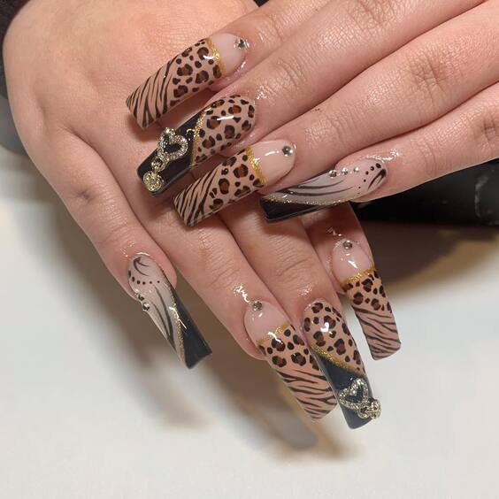 23 Stunning Summer Cheetah Print Nails: Trendy Designs for 2024