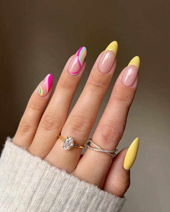 21 Bright Summer Nails 2024: Explore Vibrant Designs & Neon Trends