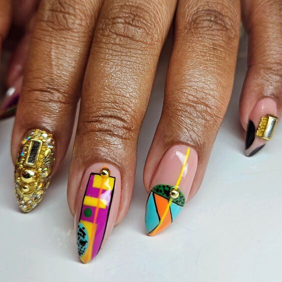 22 Stunning Summer Nail Designs for Dark Skin: Colorful and Elegant Ideas