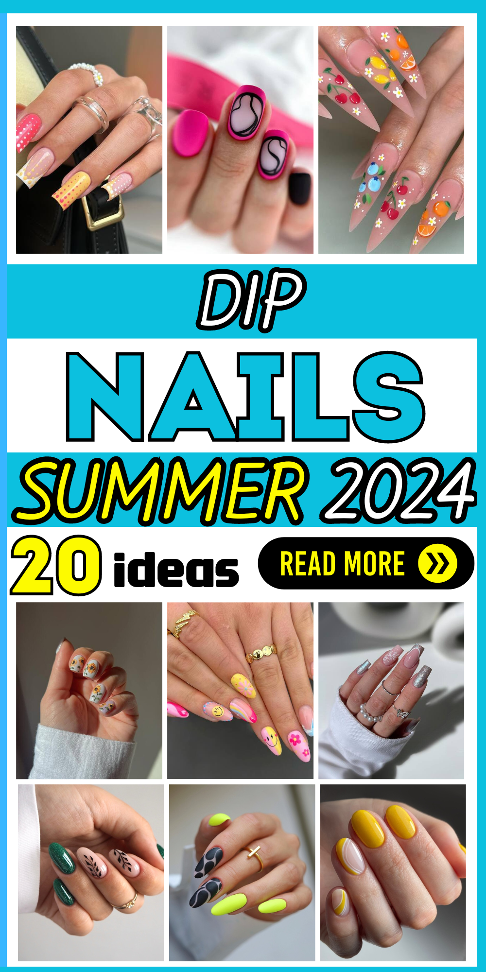 20 Vibrant Summer Dip Nails 2024: Explore Top Trends & DIY Designs