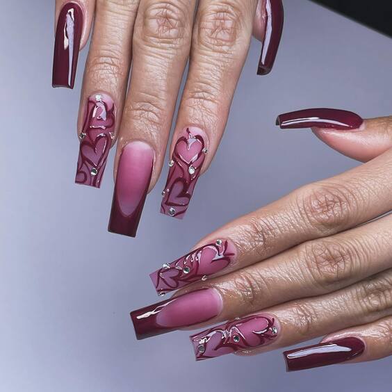 20 Stunning Burgundy Fall Nail Designs to Try This Season