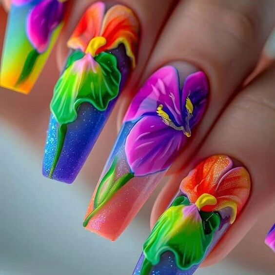 22 Tropical Nail Art Ideas: Vibrant Designs for Beach & Vacation Style