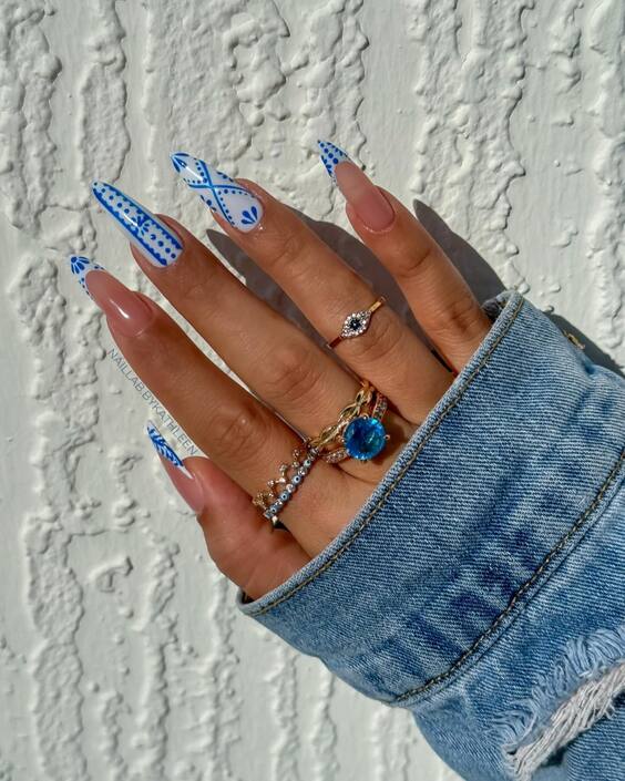 22 Stunning Blue Beach Nails: Perfect Designs for Summer 2024