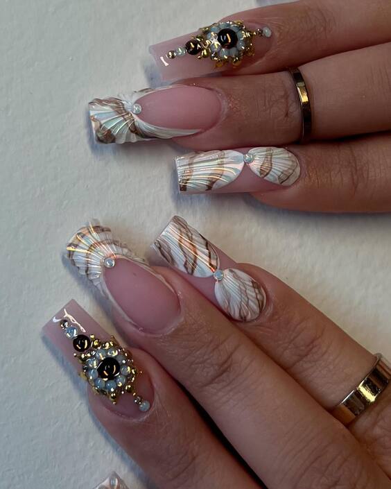 21 Stunning Beach-Themed Nails: Designs & Ideas for the Perfect Summer Look