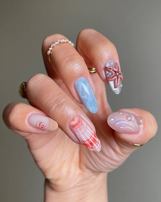 23 Stunning Beach Vacation Nail Designs: Top Trends for Your Next Getaway