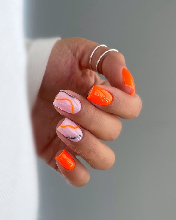 20 Stunning Fall Burnt Orange Nail Designs