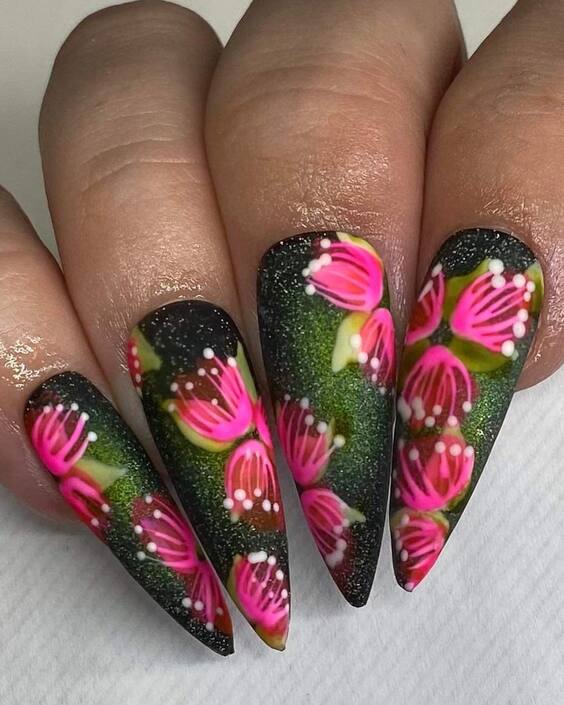 22 Tropical Nail Art Ideas: Vibrant Designs for Beach & Vacation Style