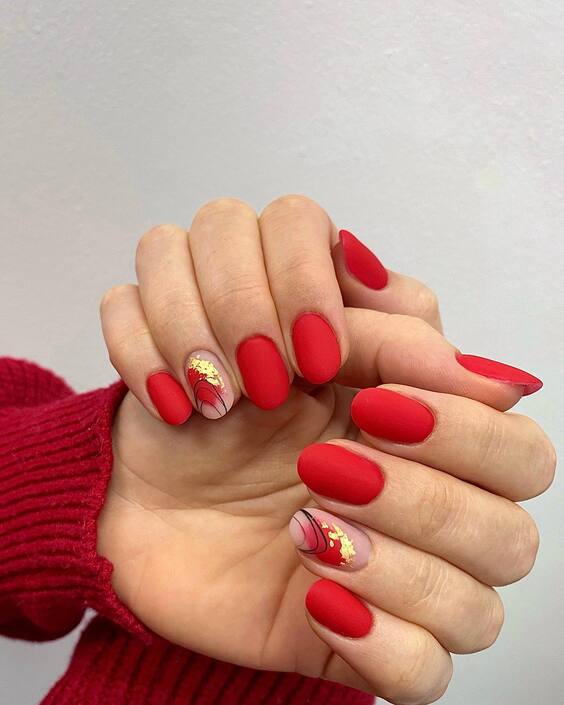 20 Stunning Red Fall Nail Designs You Must Try