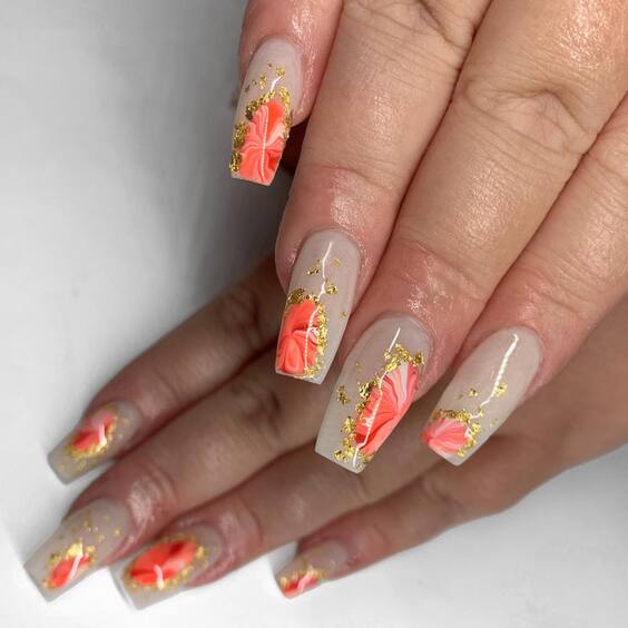 20 Stunning Coral Beach Nail Designs for Vibrant Summer Style