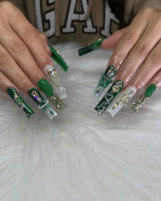 20 Stunning Fall Green Nail Designs for a Trendy Manicure