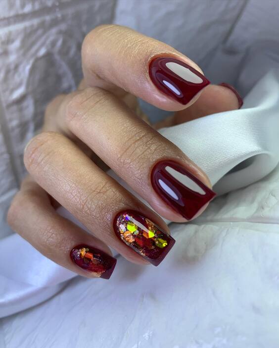 21 Gorgeous Fall Coffin Nail Designs for 2024