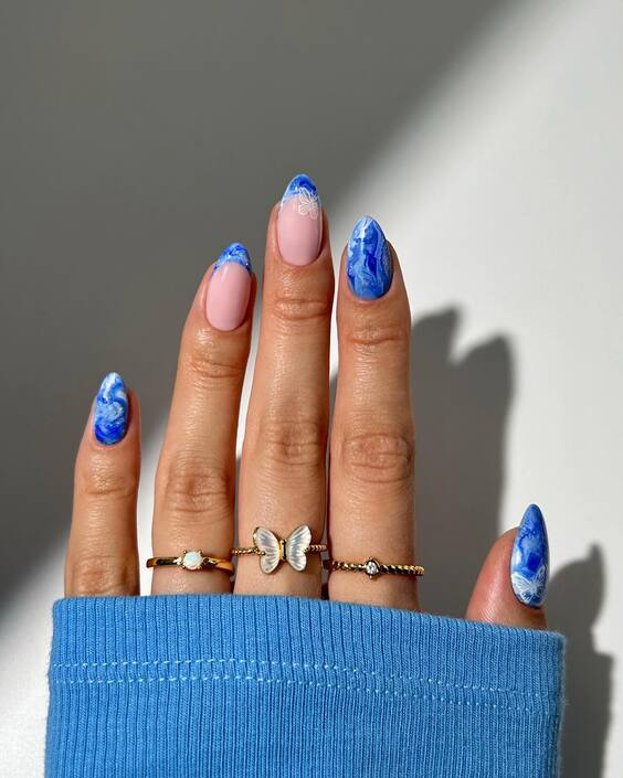 22 Stunning Blue Beach Nails: Perfect Designs for Summer 2024