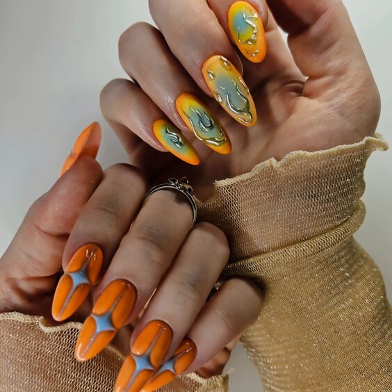 21 Stunning Fall-Themed Nail Designs to Try This Season