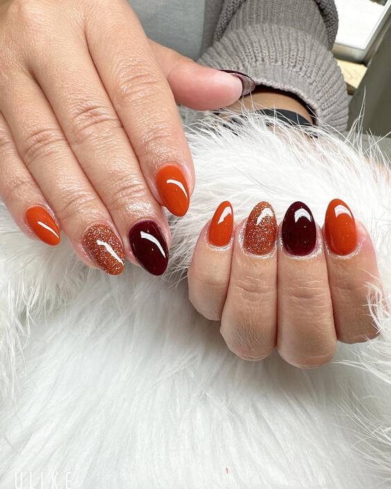 21 Stunning Fall Almond-Shaped Nail Designs to Try This Season