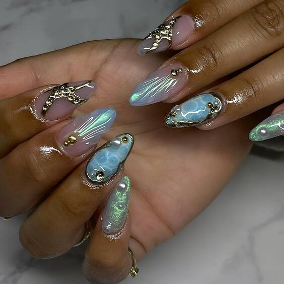 21 Stunning Beach-Themed Nails: Designs & Ideas for the Perfect Summer Look