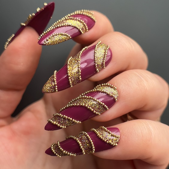 20 Stunning Burgundy Fall Nail Designs to Try This Season