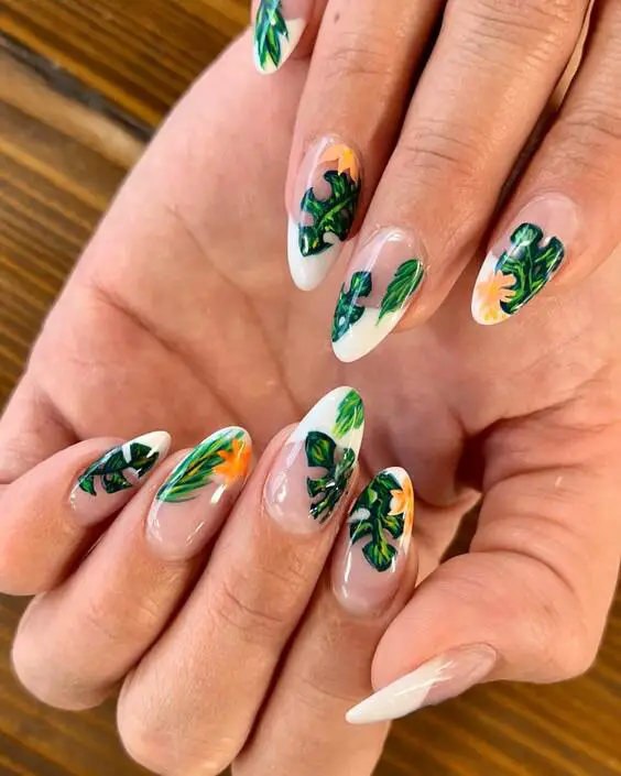 22 Tropical Nail Art Ideas: Vibrant Designs for Beach & Vacation Style