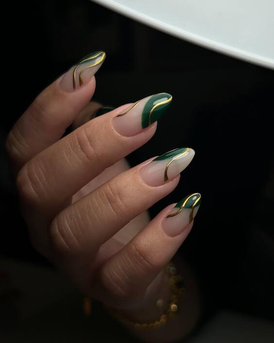 20 Stunning Fall Green Nail Designs for a Trendy Manicure