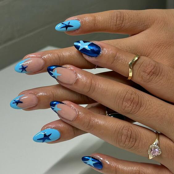 22 Stunning Blue Beach Nails: Perfect Designs for Summer 2024