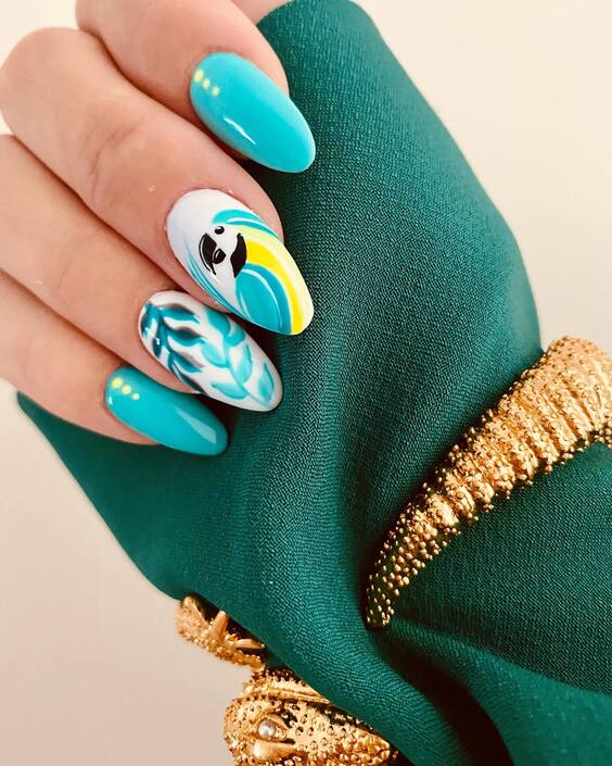 22 Tropical Nail Art Ideas: Vibrant Designs for Beach & Vacation Style