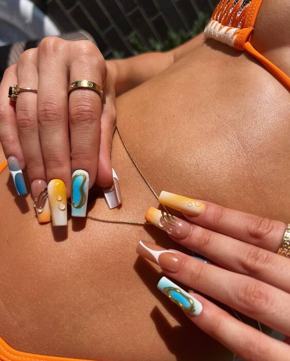 21 Stunning Beach-Themed Nails: Designs & Ideas for the Perfect Summer Look