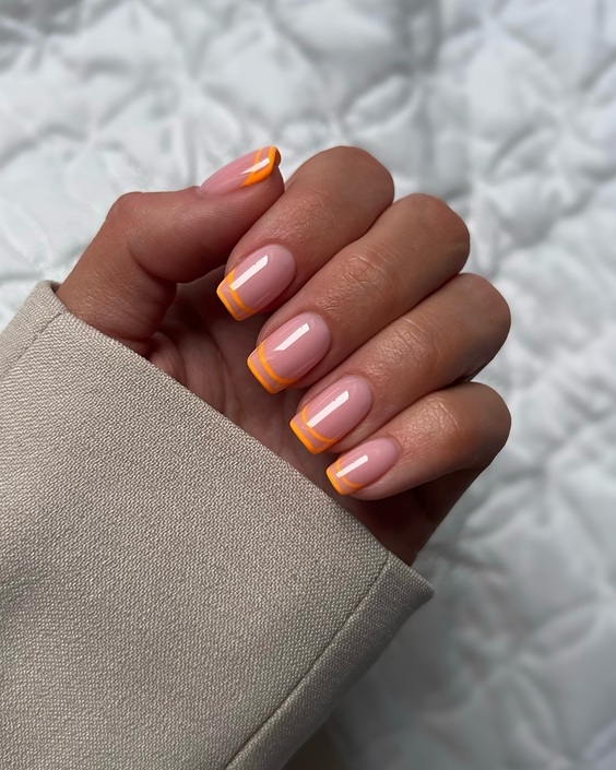 20 Stunning Fall Burnt Orange Nail Designs