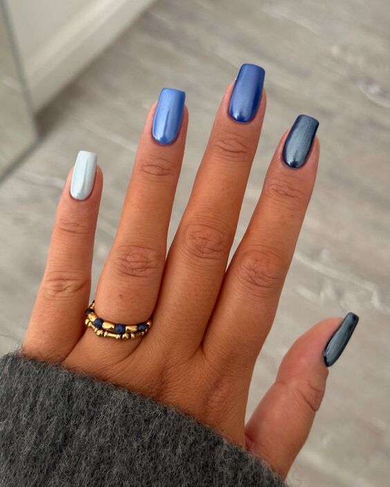 22 Stunning Blue Beach Nails: Perfect Designs for Summer 2024