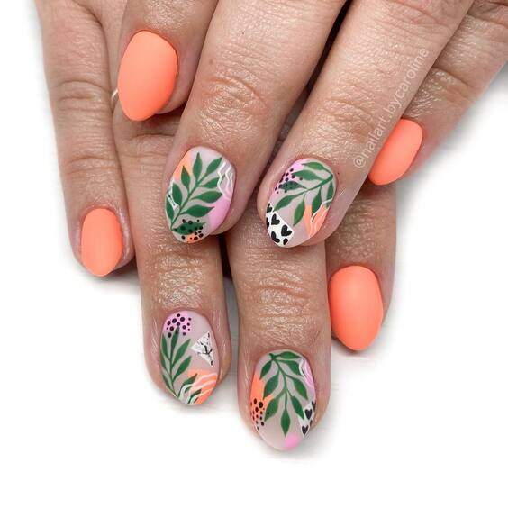 22 Tropical Nail Art Ideas: Vibrant Designs for Beach & Vacation Style