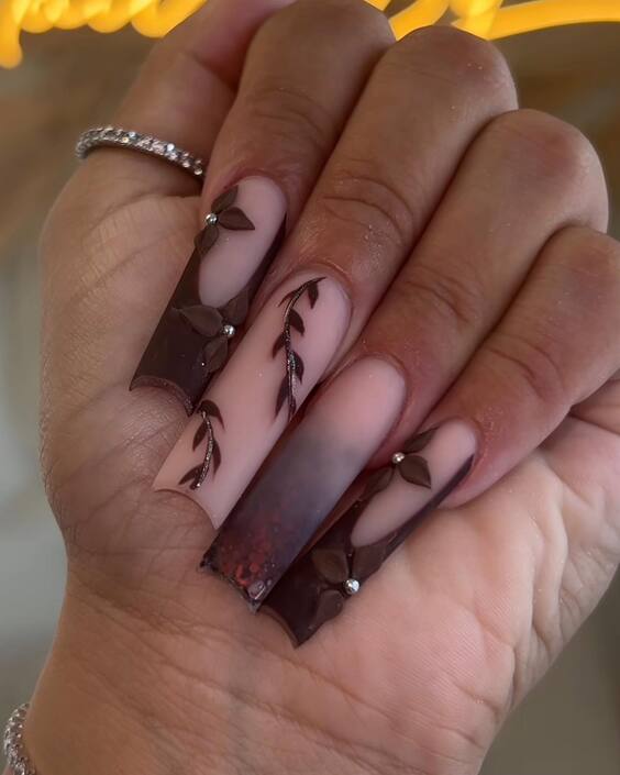 20 Top Fall Acrylic Nail Designs: Trendy Art for Autumn Season