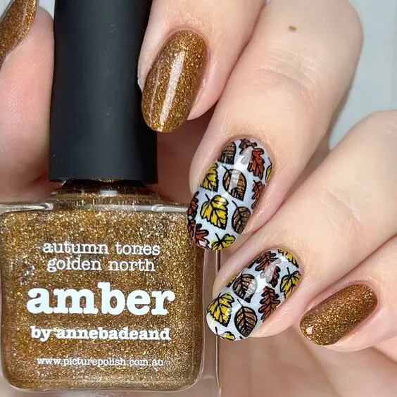 19 Stunning Fall Leaf Nail Designs to Elevate Your Autumn Style