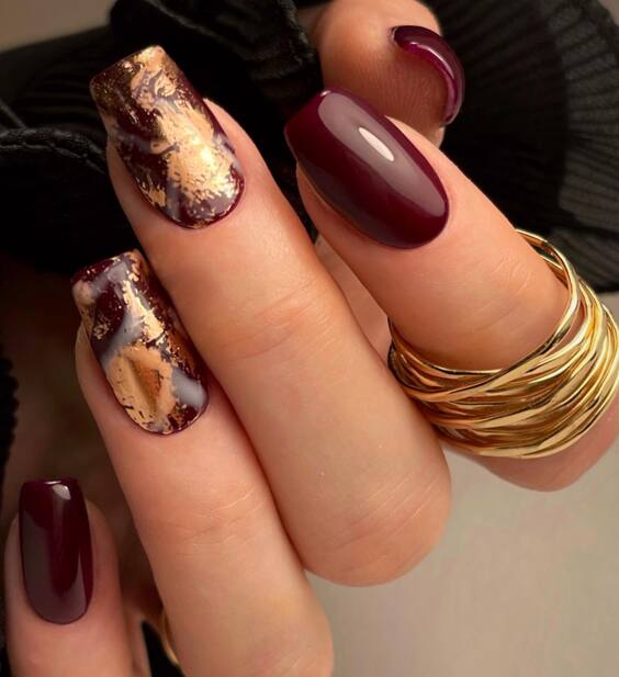 20 Stunning Burgundy Fall Nail Designs to Try This Season