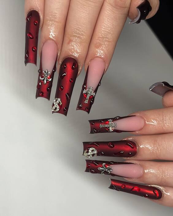 20 Stunning Red Fall Nail Designs You Must Try