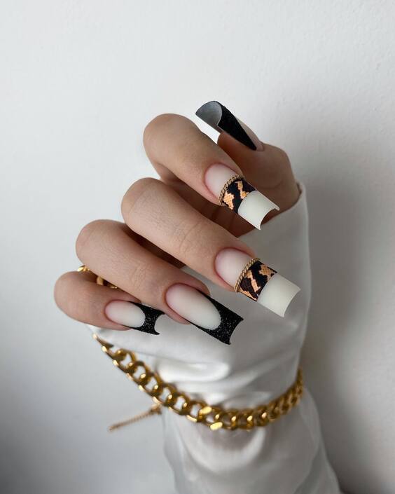 21 Gorgeous Fall Coffin Nail Designs for 2024