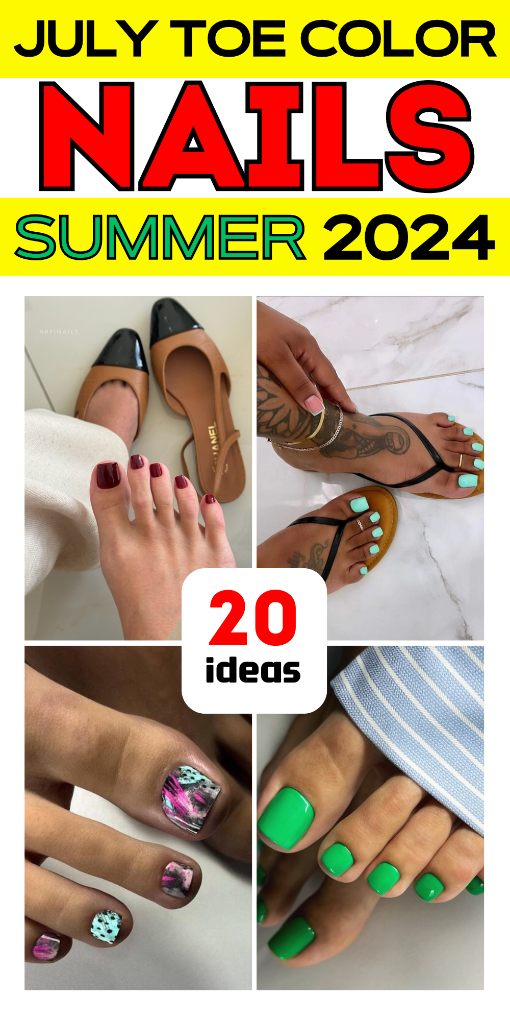 20 July Toe Nail Colors: Vibrant Designs for Summer | Top Picks