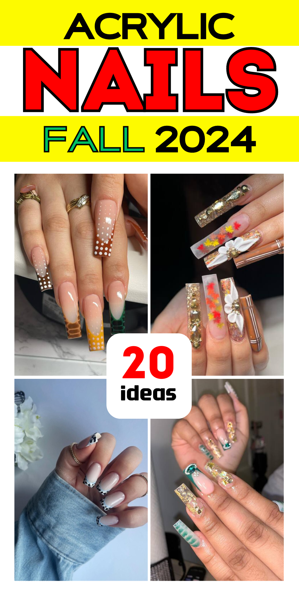 20 Top Fall Acrylic Nail Designs: Trendy Art for Autumn Season