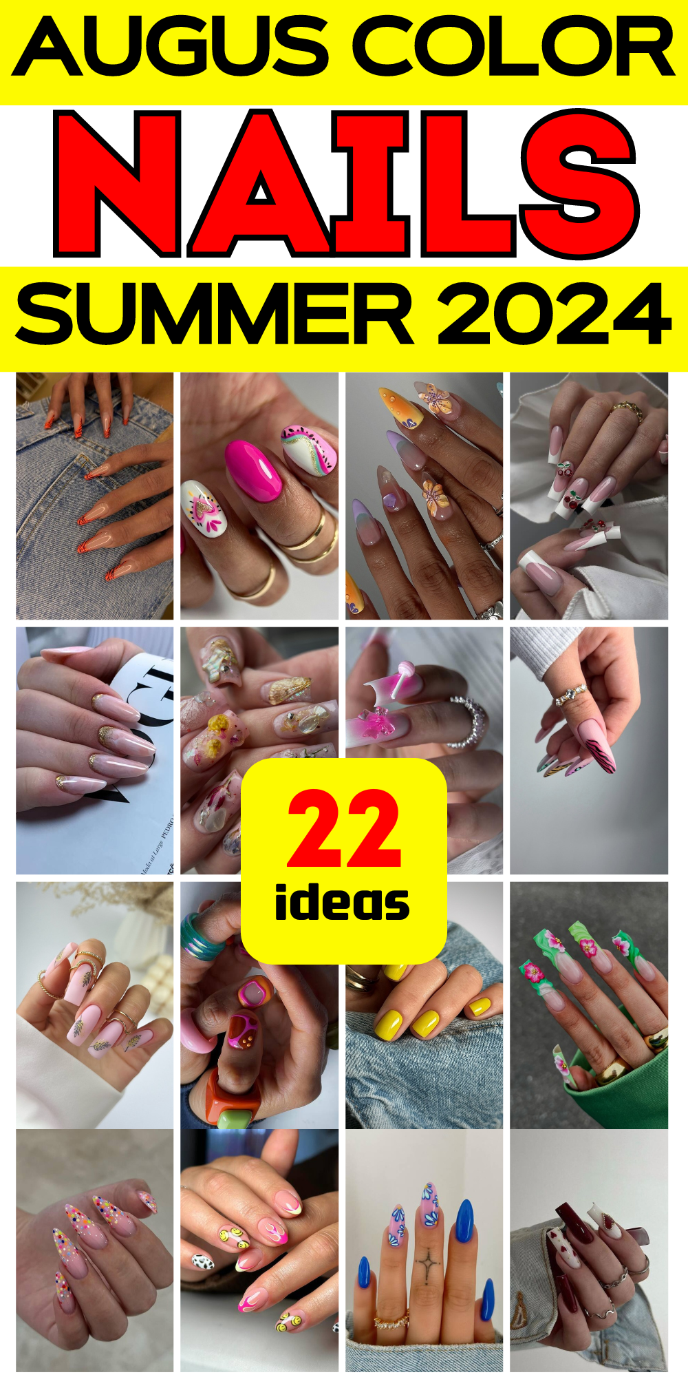 22 Augus Nails Color 2024: Trendy Designs for Every Style
