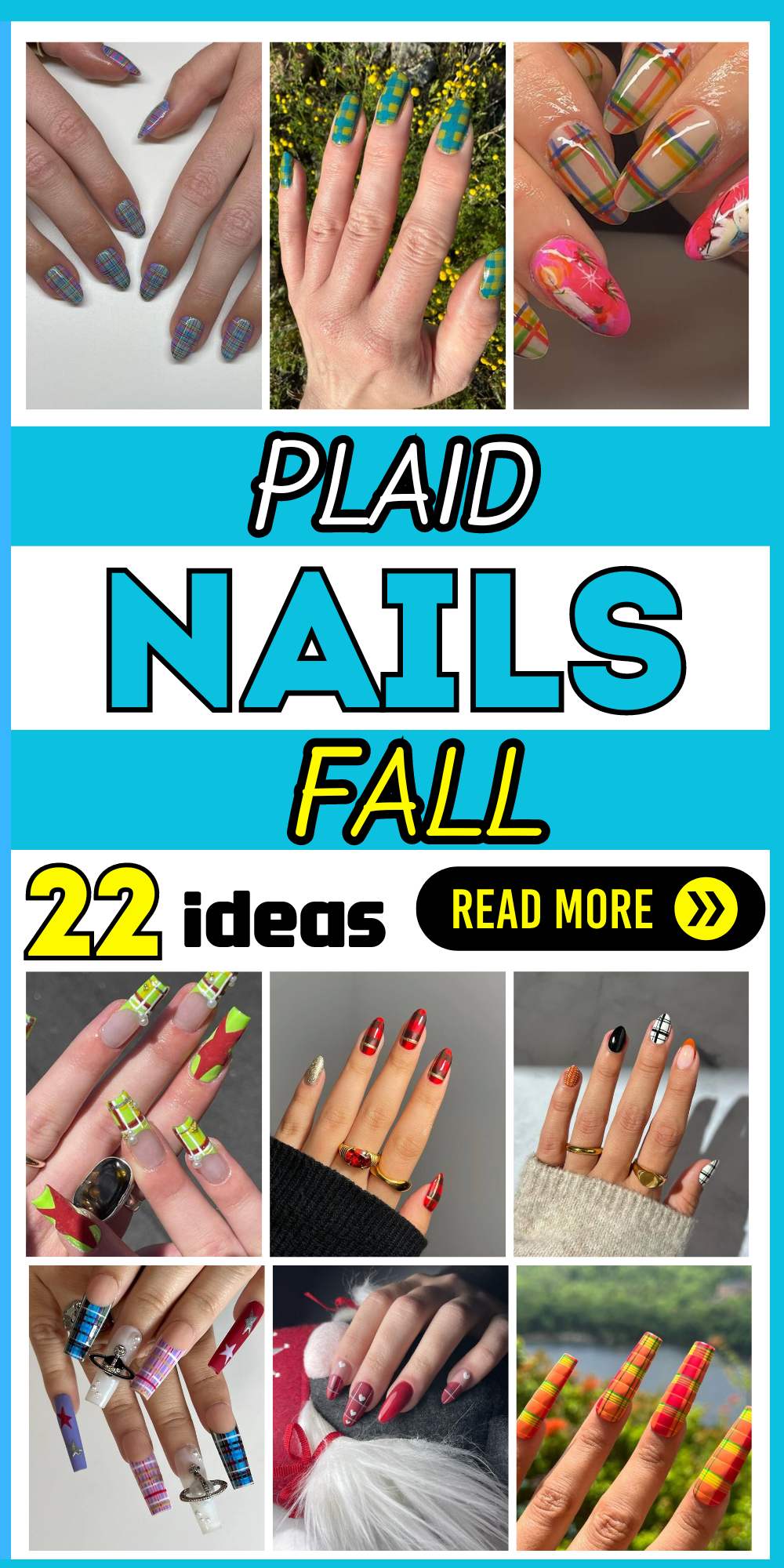 22 Chic Fall Plaid Nail Designs to Try This Season