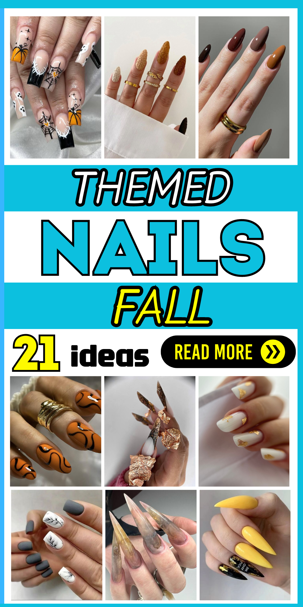 21 Stunning Fall-Themed Nail Designs to Try This Season