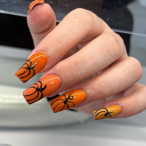 23 Stunning Fall Pumpkin Nails 2024: Top Designs & Ideas for Short, Almond, and Coffin Nails