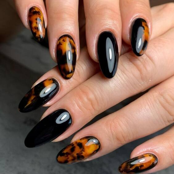 23 Stunning Nail Color Ideas for 2024: Tortoiseshell, Celestial, and Neon Designs