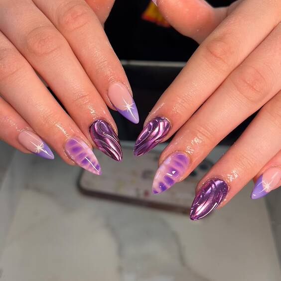 21 Stunning Purple Nail Art Designs for Every Occasion