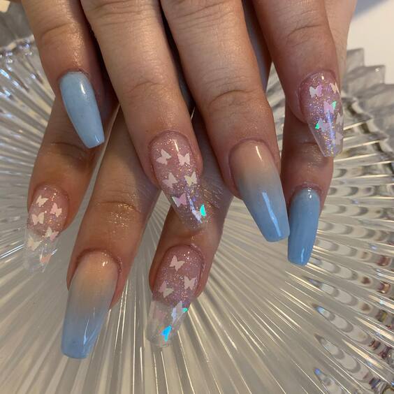 21 Stunning Butterfly Acrylic Nails: Discover Chic & Whimsical Designs!