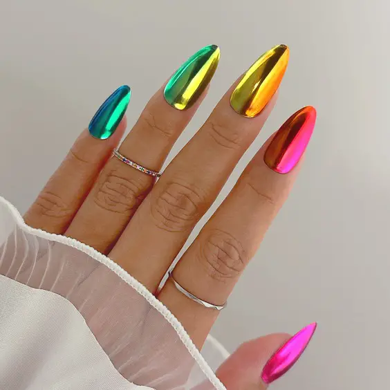 21 Stunning Chrome Nail Colors: Transform Your Nails with Trendy DIY Designs