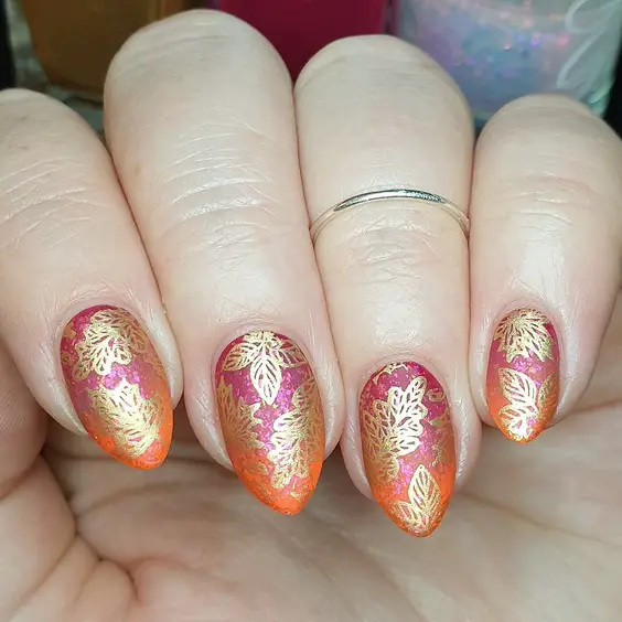 21 Autumn Leaf Nail Art: Trendy Designs for Fall