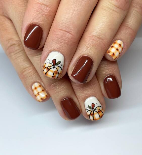 23 Stunning Fall Pumpkin Nails 2024: Top Designs & Ideas for Short, Almond, and Coffin Nails