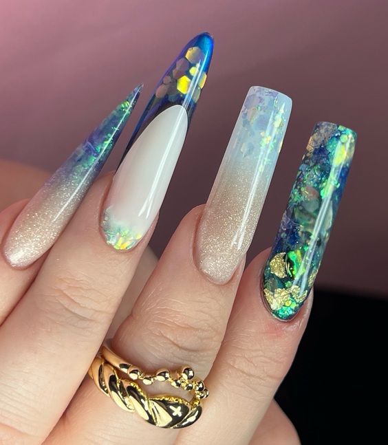 23 Stunning Nail Color Ideas for 2024: Tortoiseshell, Celestial, and Neon Designs