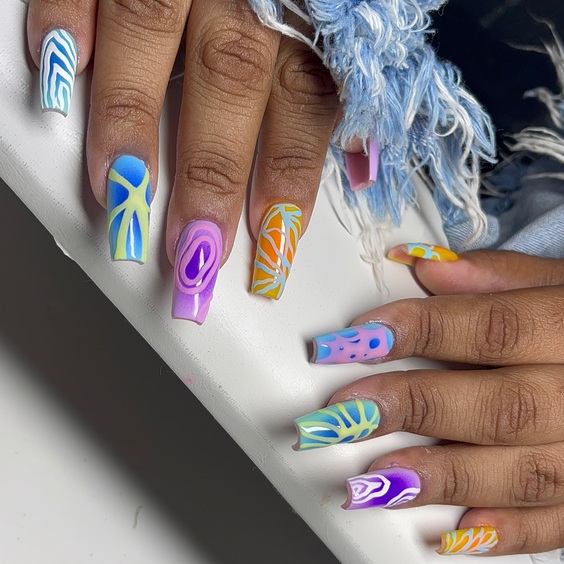 19 Discover Vibrant Nail Art: Colorful Designs for Every Mood!