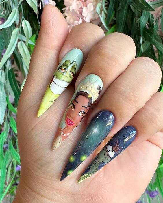 21 Discover Magical Disney Fall Nails: Top Designs Inspired by Iconic Characters